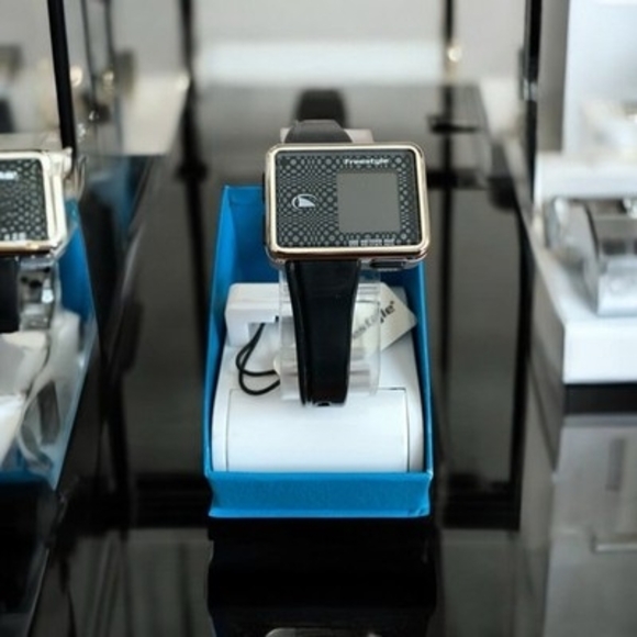 FREESTYLE The Tetra Black Rubber Band Rectangular Digital Unisex Wristwatch NIB main image 7
